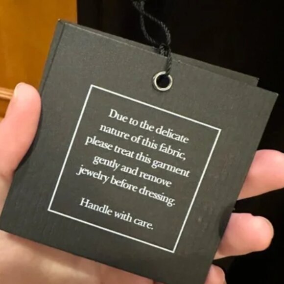 Mac Duggal Charmeuse Rhinestone Strap Trumpet Gown NWT - Picture 5 of 7